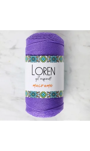 Loren Macrame Mor El Örgü İpi - RM 0141 - 34346