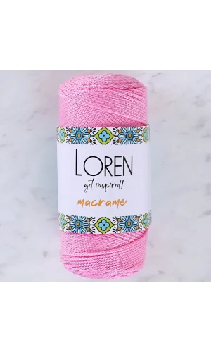 Loren Macrame Pembe El Örgü İpi - RM 074 - 34332