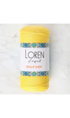 Loren Macrame Sarı El Örgü İpi - RM 055 - 34330