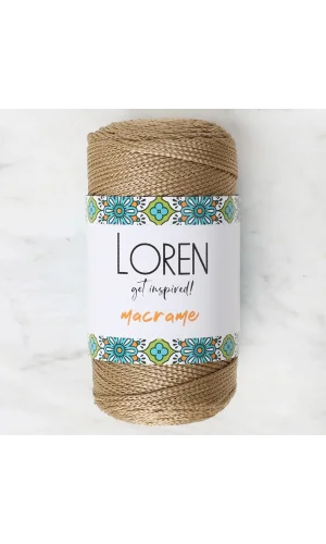 Loren Macrame Sütlü Kahve El Örgü İpi - RM 041 - 34328