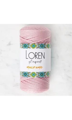 Loren Macrame Toz Pembe El Örgü İpi - RM 072 - 34343