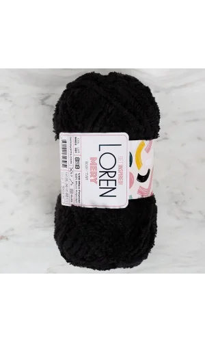 Loren Mery Siyah El Örgü İpi - M403 - 34311