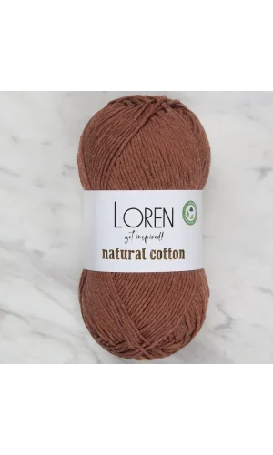 Loren Natural Cotton Tarçın El Örgü İpi - R072