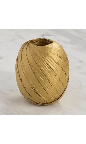 Loren Natural Raffia 30 gr Altın Kağıt İp