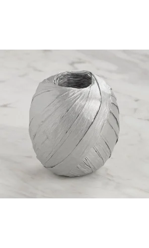 Loren Natural Raffia 30 gr Gümüş Kağıt İp