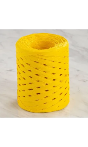 Loren Natural Raffia 90 gr Sarı Kağıt İp - 9
