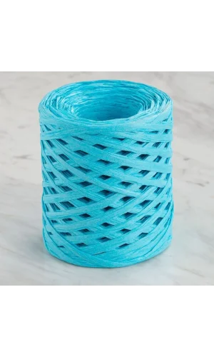 Loren Natural Raffia 90 gr Turkuaz Kağıt İp - 20