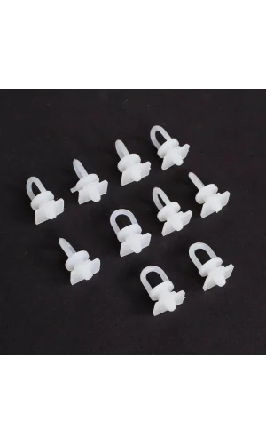 Loren Perde Düğmesi 10 adet Dikdörtgen Tabanlı