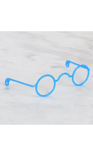 Loren Plastik Amigurumi Gözlük Koyu Mavi