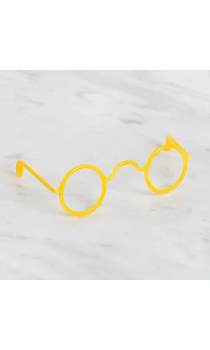 Loren Plastik Amigurumi Gözlük Sarı