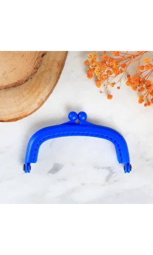 Loren Plastik Cüzdan Klipsi-Saks Mavi