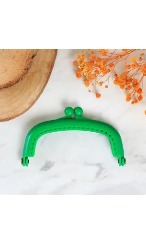 Loren Plastik Cüzdan Klipsi-Yeşil