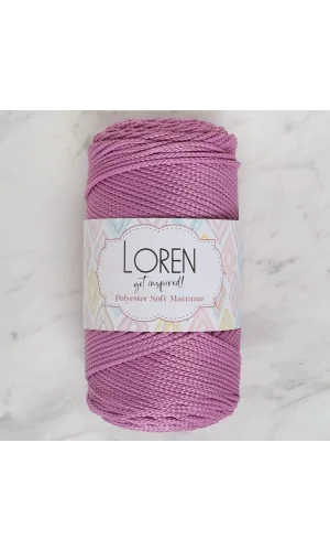 Loren Polyester Soft Macrame Gül Kurusu El Örgü İpi - LM021 - 34450