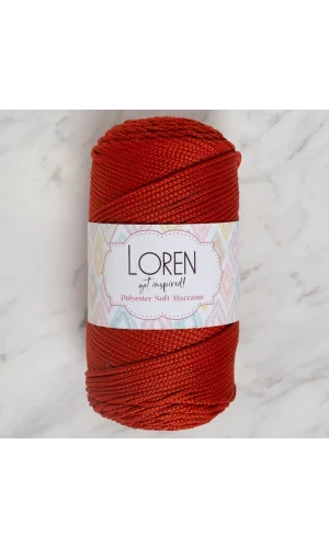 Loren Polyester Soft Macrame Tarçın El Örgü İpi - LM012 - 34431