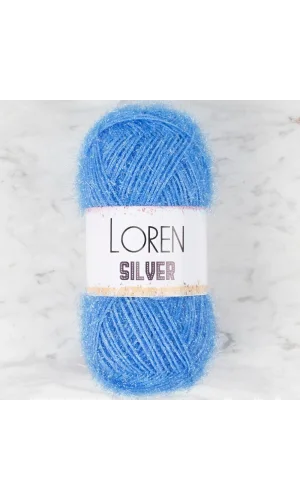Loren Silver Açık Mavi El Örgü İpi - RS0007 - 34091