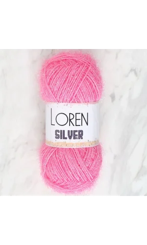 Loren Silver Bebe Pembe El Örgü İpi - RS0014 - 34075