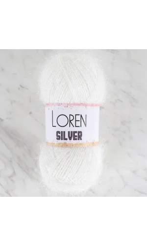Loren Silver Ekru El Örgü İpi - RS-EKRU - 34069