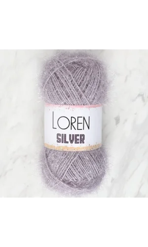 Loren Silver Gri El Örgü İpi - RS0006 - 34097