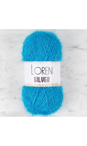 Loren Silver Mavi El Örgü İpi - RS0003 - 34090