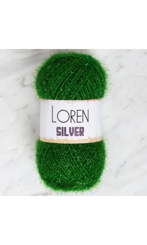 Loren Silver Yeşil El Örgü İpi - RS0041 - 34101
