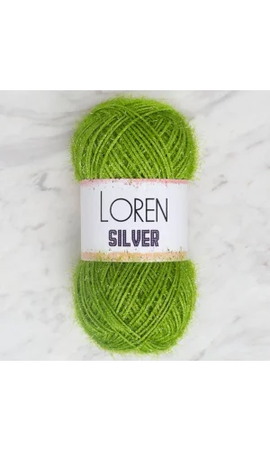 Loren Silver Yeşil El Örgü İpi - RS0047 - 34099