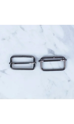 Loren Siyah Metal Toka Sürgülü 2 li Paket