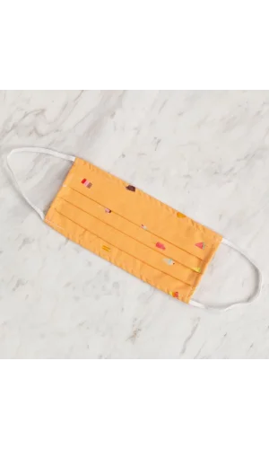 Loren Turuncu Kumaş Maske