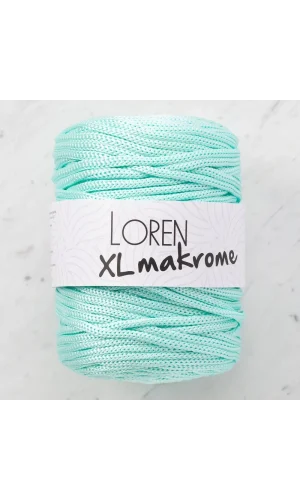 Loren XL Makrome Mint Yeşili El Örgü İpi - R058 - 33708