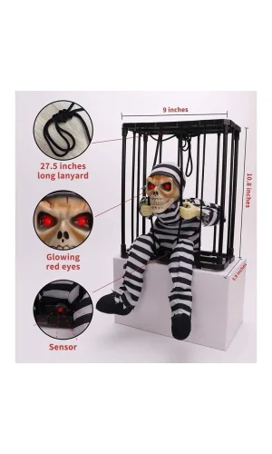 MAHKUM GÖRÜNÜMLÜ KURU KAFA İSKELET