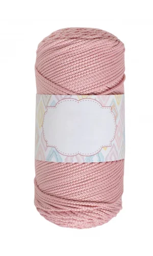 Makrome İpi 3mm Polyester Açık Pembe