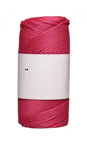 Makrome İpi 3mm Polyester  Fuşya