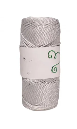 Makrome İpi 3mm Polyester Gri