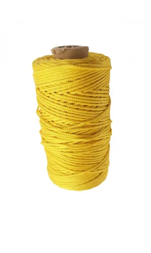 Makrome İpi 3mm Polyester Koyu Sarı