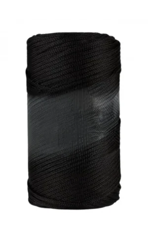 Makrome İpi 3mm Polyester Siyah