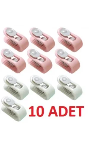 Mandallı Yorgan Sabitleme Klipsi 10 Adet