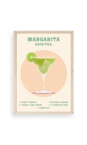 Margarita Ahşap Çerçeveli Tablo