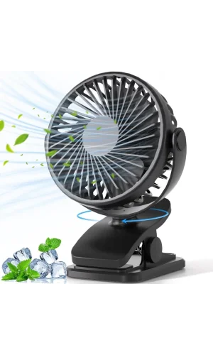 Masaüstü Şarjlı Klipsli Portatif Fan