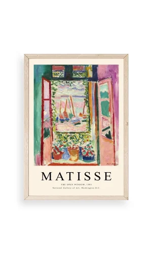 Matisse Ahşap Çerçeveli Tablo