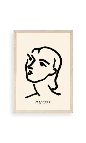 Matisse Ahşap Çerçeveli Tablo