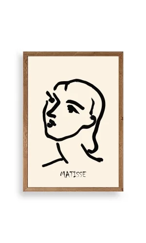 Matisse Ahşap Çerçeveli Tablo