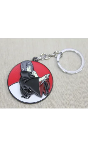 Metal Dönen Itachi Uchiha Anahtarlık
