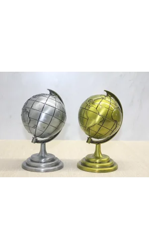 Metal Dünya Küre Model 1