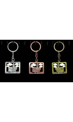 Metal Galata Kulesi Anahtarlık Model 1