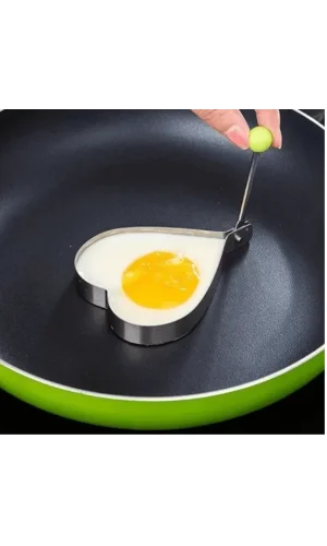 Metal Kalp Omlet Krep Kalıbı