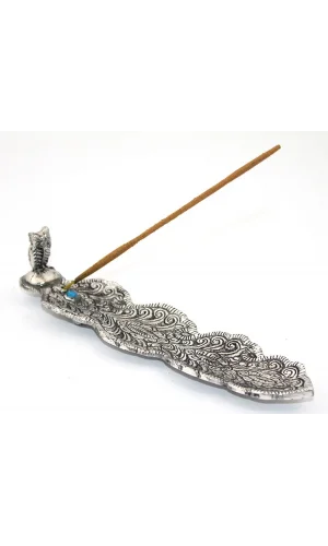 Metal Kayık Baykuş Tasarımı Tütsülük Model 2