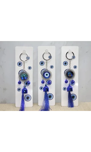 Metal Nazar Boncuğu Anahtarlık