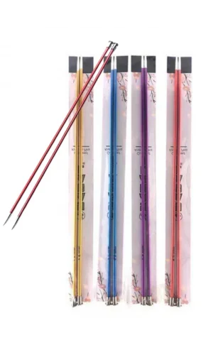 Metalize Çift Renk Şiş 35 cm 3,5 Numara (Renk Stoğa Göre)