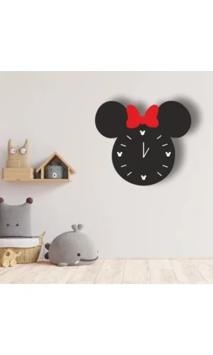 Mickey Mouse Ahşap Duvar Saati