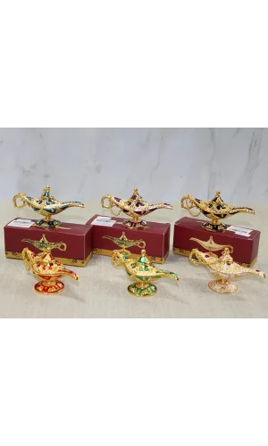 Mineli Metal Alaaddin Lambası Model 3
