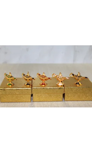 Mineli Metal Alaaddin Lambası Model 6